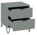 Kommode >Boulder< in Pine Green matt Lack DB - 51x62x45cm (BxHxT)