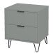 Kommode >Boulder< in Pine Green matt Lack DB - 51x62x45cm (BxHxT)