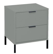 Kommode >Boulder< in Pine Green matt Lack QF - 51x62x45cm (BxHxT)