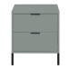 Kommode >Boulder< in Pine Green matt Lack QF - 51x62x45cm (BxHxT)