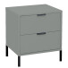 Kommode >Boulder< in Pine Green matt Lack QF - 51x62x45cm (BxHxT)