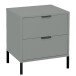 Kommode >Boulder< in Pine Green matt Lack QF - 51x62x45cm (BxHxT)