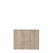 Kommode >Tembi< in Sonoma-Eiche - 108,8x85,5x34,8cm (BxHxT)