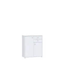 Kommode >Tembi< in Weiß - 73.7x85.5x34.8cm...