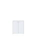 Kommode >Tembi< in Weiß - 73.7x85.5x34.8cm (BxHxT)