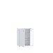 Kommode >Tembi< in Weiß - 73.7x85.5x34.8cm (BxHxT)