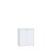 Kommode >Tembi< in Weiß - 73.7x85.5x34.8cm (BxHxT)