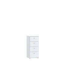 Kommode >Tembi< in Weiß - 38.6x85.5x34.8cm...