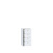 Kommode >Tembi< in Weiß - 38.6x85.5x34.8cm (BxHxT)