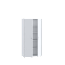 Aktenschrank >Tembi< in Weiß - 73.7x149.5x34.8cm (BxHxT)