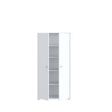 Aktenschrank >Tembi< in Weiß - 73.7x149.5x34.8cm (BxHxT)