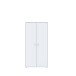 Aktenschrank >Tembi< in Weiß - 73.7x149.5x34.8cm (BxHxT)