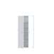 Aktenschrank >Tembi< in Weiß - 73.7x149.5x34.8cm (BxHxT)
