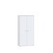 Aktenschrank >Tembi< in Weiß - 73.7x149.5x34.8cm (BxHxT)