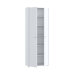 Aktenschrank >Tembi< in Weiß - 73.7x197.5x34.8cm (BxHxT)