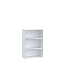 Regal >Tembi< in Weiß - 73.7x111.1x34.8cm (BxHxT)