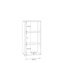 Regal >Tembi< in Sonoma-Eiche - 54x111.1x34.8cm (BxHxT)