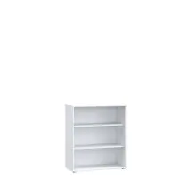 Regal >Tembi< in Weiß - 73.7x85.5x34.8cm (BxHxT)