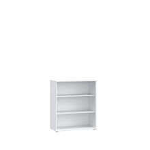 Regal >Tembi< in Weiß - 73.7x85.5x34.8cm (BxHxT)