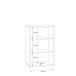 Regal >Tembi< in Sonoma-Eiche - 54x85.5x34.8cm (BxHxT)