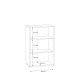 Regal >Tembi< in Sonoma-Eiche - 54x85.5x34.8cm (BxHxT)