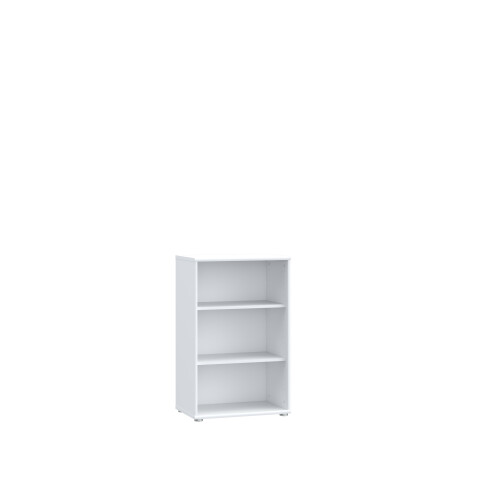 Regal >Tembi< in Weiß - 54x85.5x34.8cm (BxHxT)