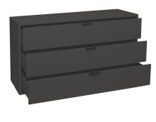 Kommode >Boulder< in Anthrazit matt Lack BG - 119x67x45cm (BxHxT)