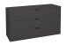 Kommode >Boulder< in Anthrazit matt Lack BG - 119x67x45cm (BxHxT)
