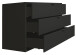 Kommode >Boulder< in Anthrazit matt Lack DB - 119x82x45cm (BxHxT)