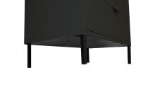 Kommode >Boulder< in Anthrazit matt Lack QF - 119x82x45cm (BxHxT)