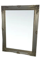 Badezimmerspiegelschrank >Sumner< in silber - 60x80x20cm (BxHxT)