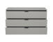 Kommode >Boulder< in Kreidegrau matt Lack BG - 119x67x45cm (BxHxT)