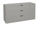 Kommode >Boulder< in Kreidegrau matt Lack BG - 119x67x45cm (BxHxT)