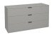 Kommode >Boulder< in Kreidegrau matt Lack BG - 119x67x45cm (BxHxT)