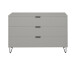 Kommode >Boulder< in Kreidegrau matt Lack DB - 119x82x45cm (BxHxT)