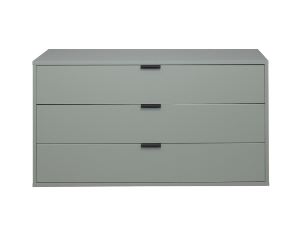 Kommode >Boulder< in Pine Green matt Lack BG - 119x67x45cm (BxHxT)