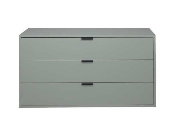 Kommode >Boulder< in Pine Green matt Lack BG - 119x67x45cm (BxHxT)