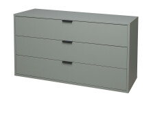 Kommode >Boulder< in Pine Green matt Lack BG - 119x67x45cm (BxHxT)