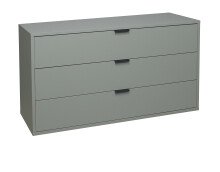 Kommode >Boulder< in Pine Green matt Lack BG - 119x67x45cm (BxHxT)