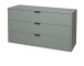 Kommode >Boulder< in Pine Green matt Lack BG - 119x67x45cm (BxHxT)