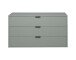Kommode >Boulder< in Pine Green matt Lack BG - 119x67x45cm (BxHxT)