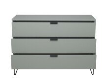 Kommode >Boulder< in Pine Green matt Lack DB - 119x82x45cm (BxHxT)