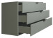 Kommode >Boulder< in Pine Green matt Lack DB - 119x82x45cm (BxHxT)