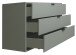 Kommode >Boulder< in Pine Green matt Lack DB - 119x82x45cm (BxHxT)