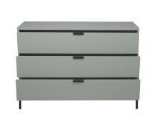 Kommode >Boulder< in Pine Green matt Lack QF - 119x82x45cm (BxHxT)