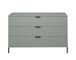 Kommode >Boulder< in Pine Green matt Lack QF - 119x82x45cm (BxHxT)
