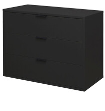 Kommode >Boulder< in Anthrazit matt Lack BG - 81x67x45cm (BxHxT)