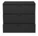 Kommode >Boulder< in Anthrazit matt Lack BG - 81x67x45cm (BxHxT)
