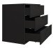 Kommode >Boulder< in Anthrazit matt Lack BG - 81x67x45cm (BxHxT)