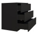 Kommode >Boulder< in Anthrazit matt Lack QF - 81x82x45cm (BxHxT)